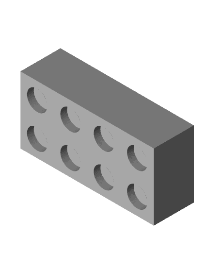 Brickfinity - Modular Brick Drawer Base Set 3d model