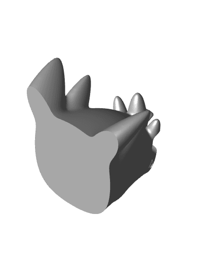 Tyranitar Controller Holder - Multipart 3d model