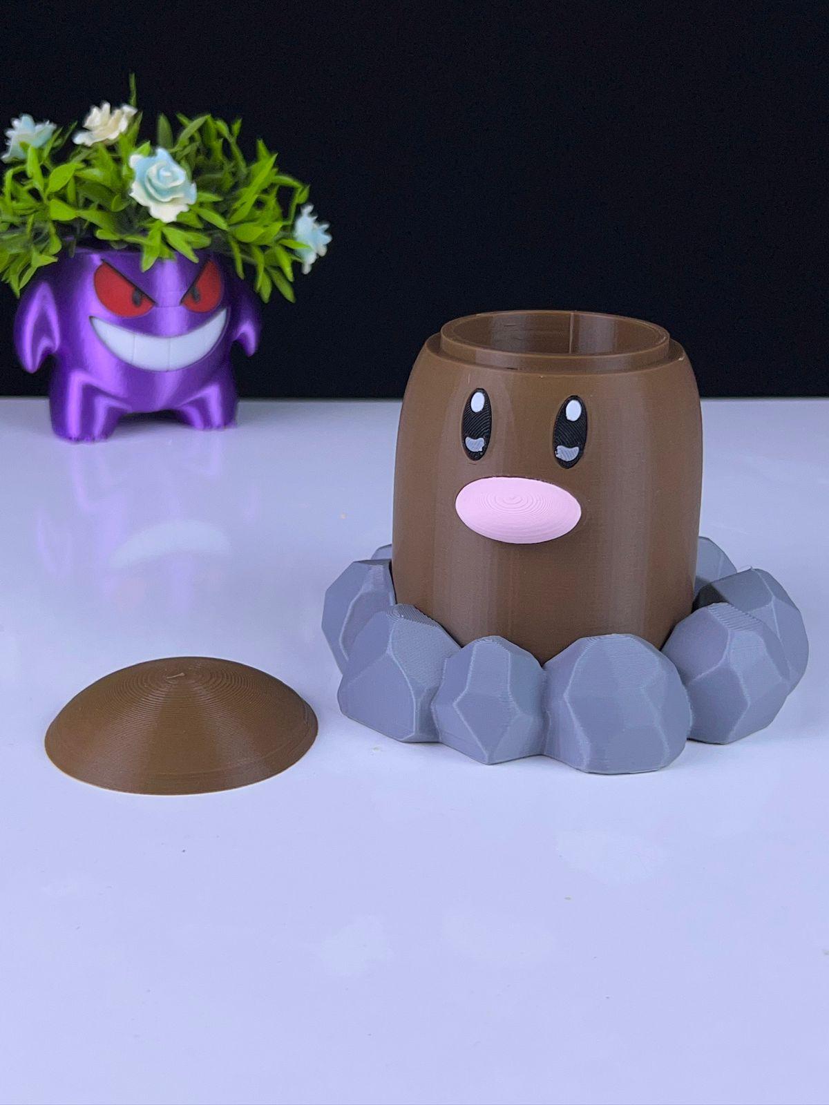 diglett container - Multipart 3d model