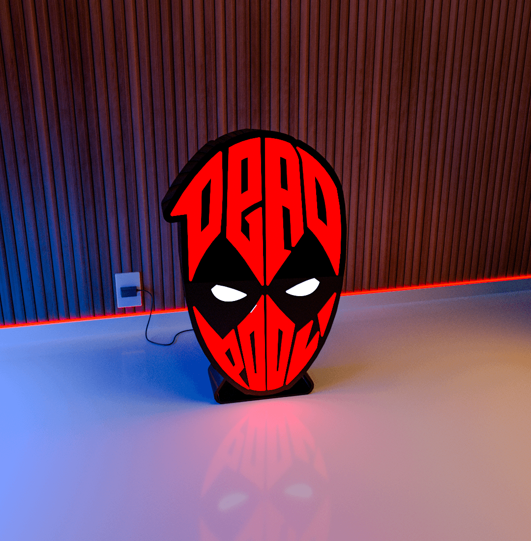 DEADPOOL - LAMP 3d model