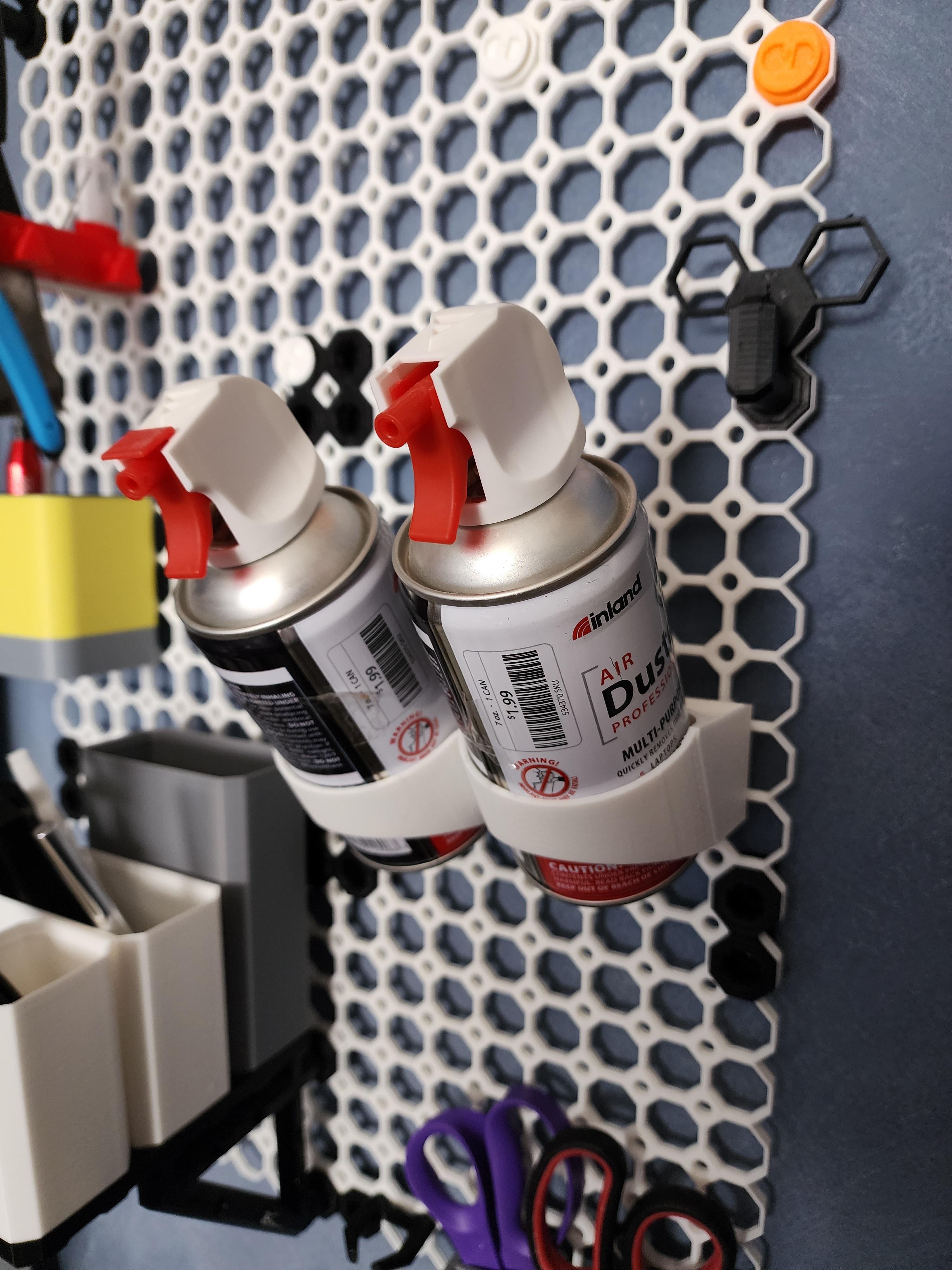 Multiboard Aerosol Can Holder Pegboard Attachment 3d model