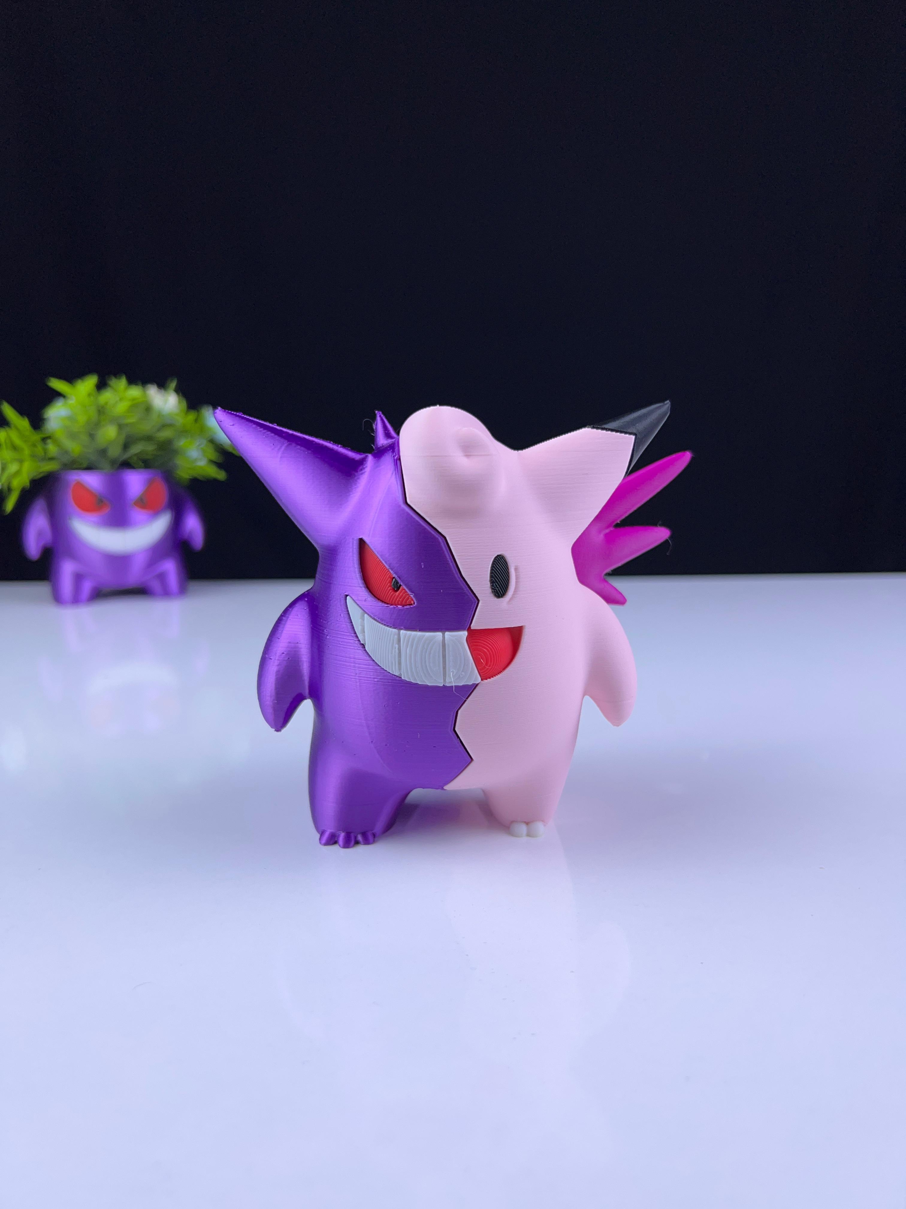 Gengar X Clefable - Multipart 3d model