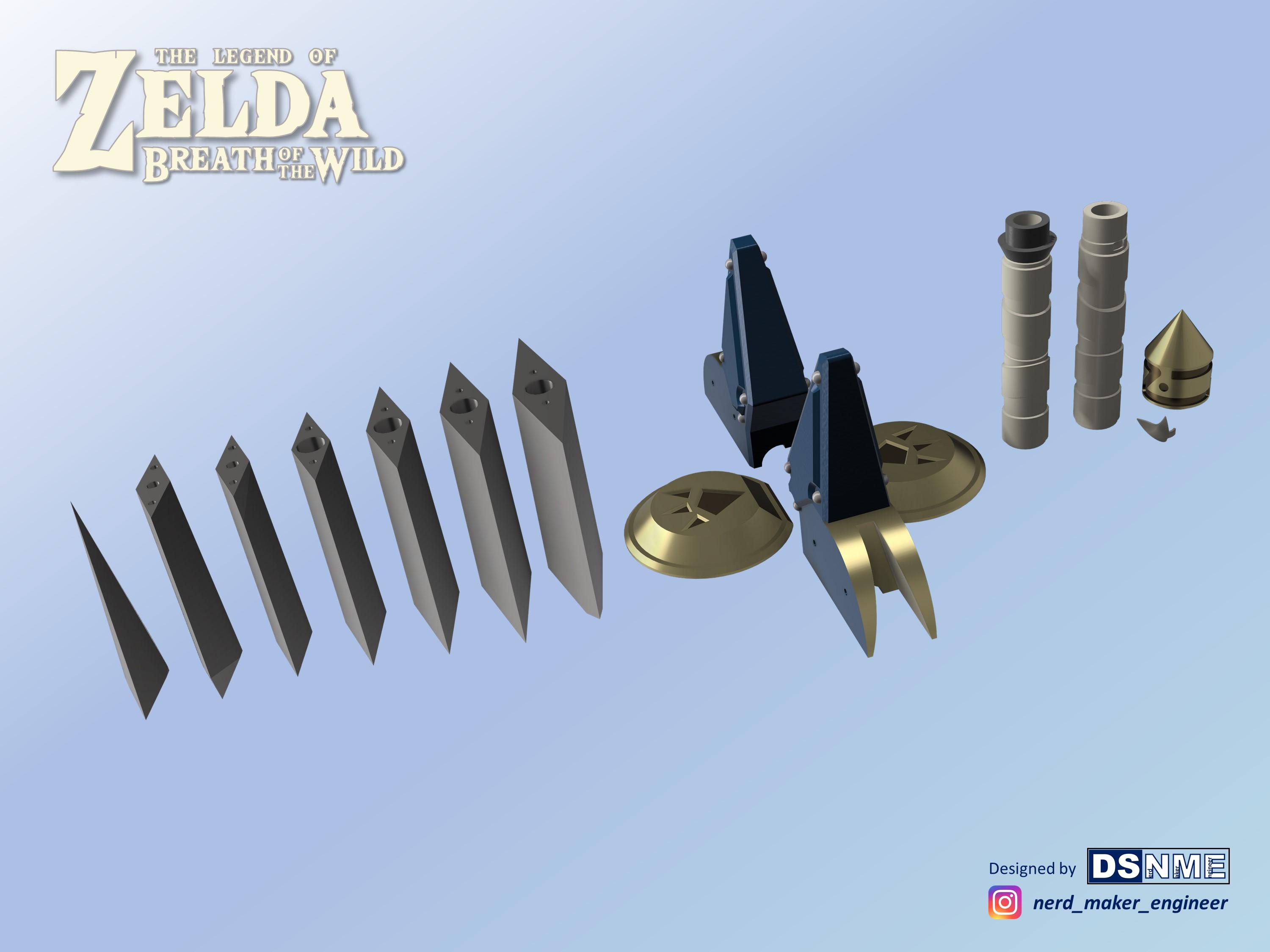 Biggoron’s Sword from Zelda Breath of the Wild - Life Size 3d model