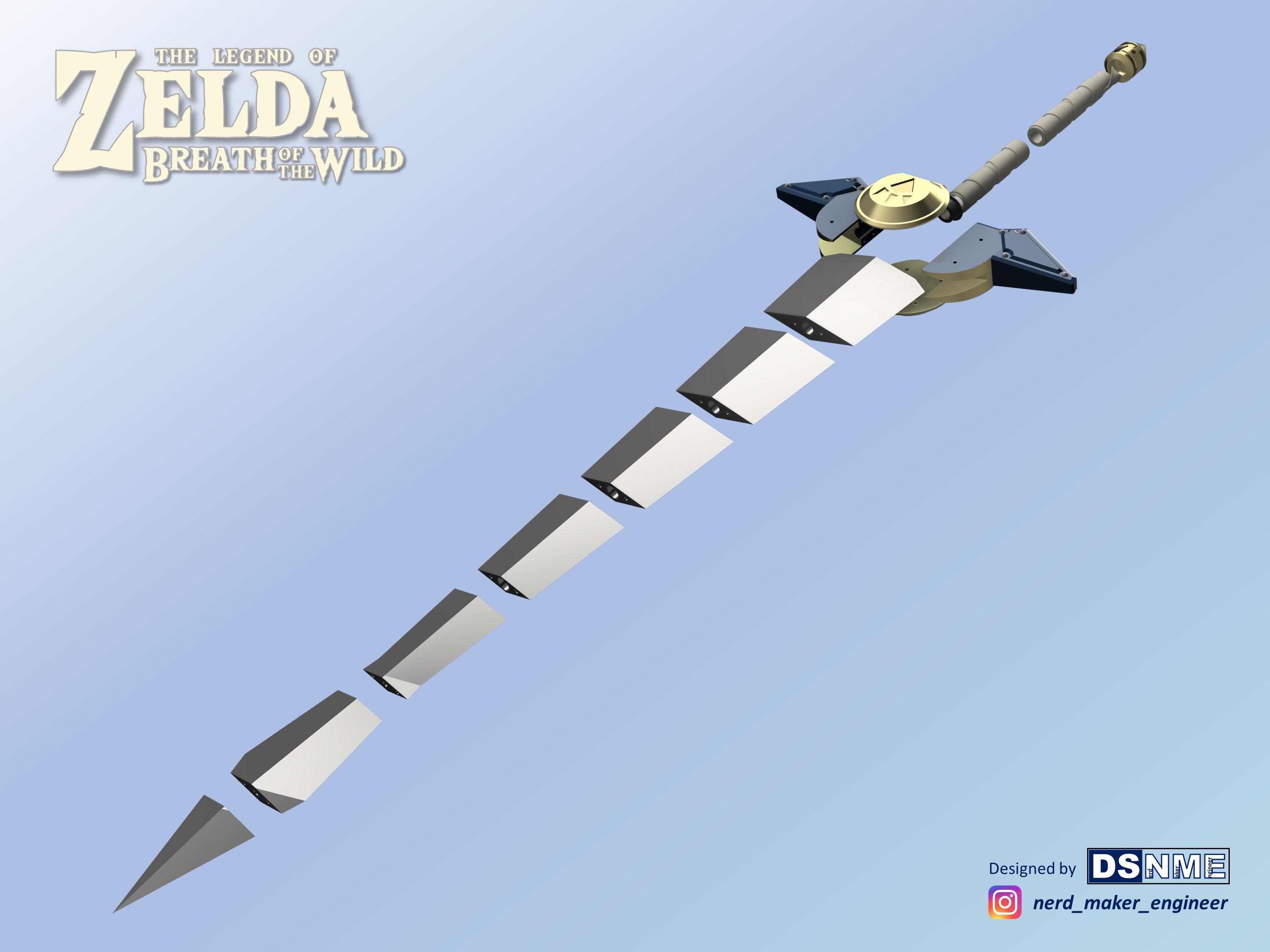 Biggoron’s Sword from Zelda Breath of the Wild - Life Size 3d model