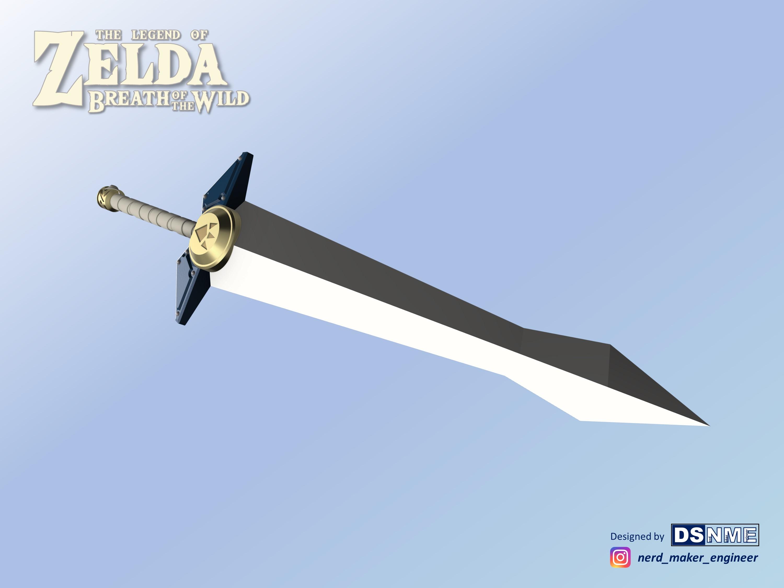 Biggoron’s Sword from Zelda Breath of the Wild - Life Size 3d model