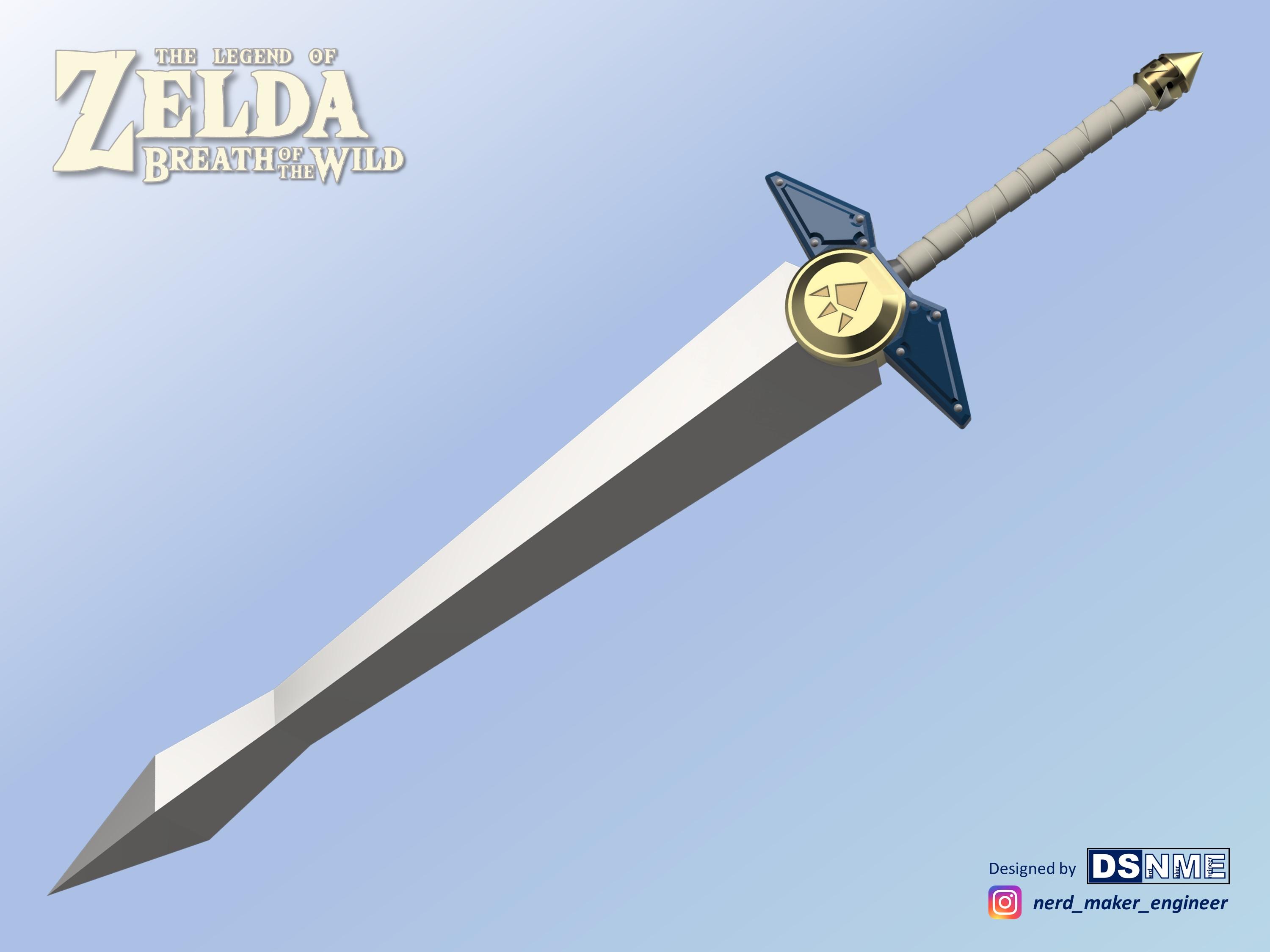 Biggoron’s Sword from Zelda Breath of the Wild - Life Size 3d model