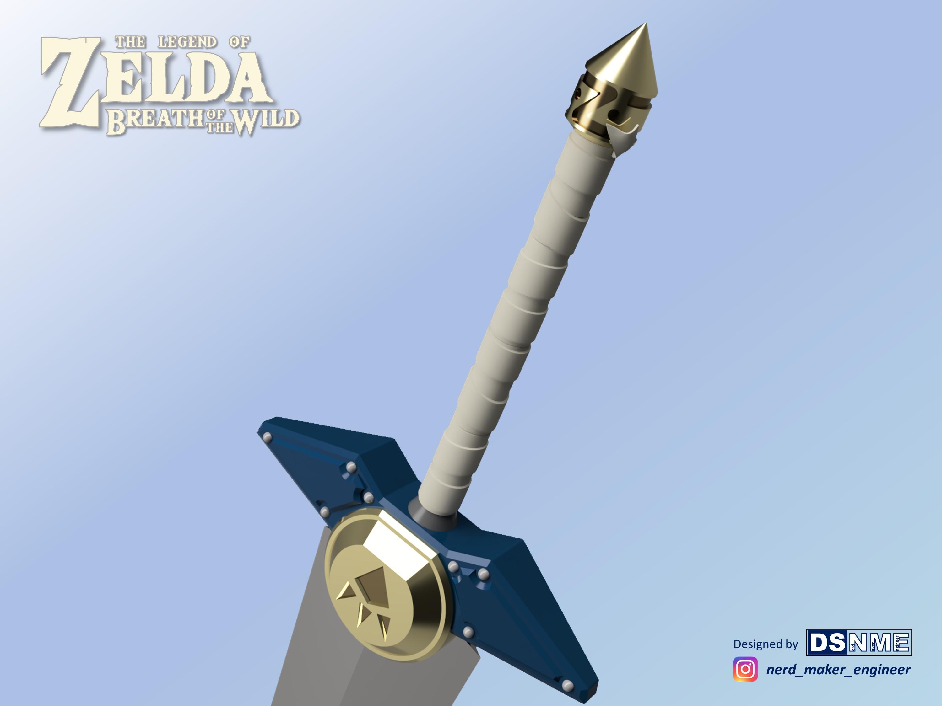 Biggoron’s Sword from Zelda Breath of the Wild - Life Size 3d model