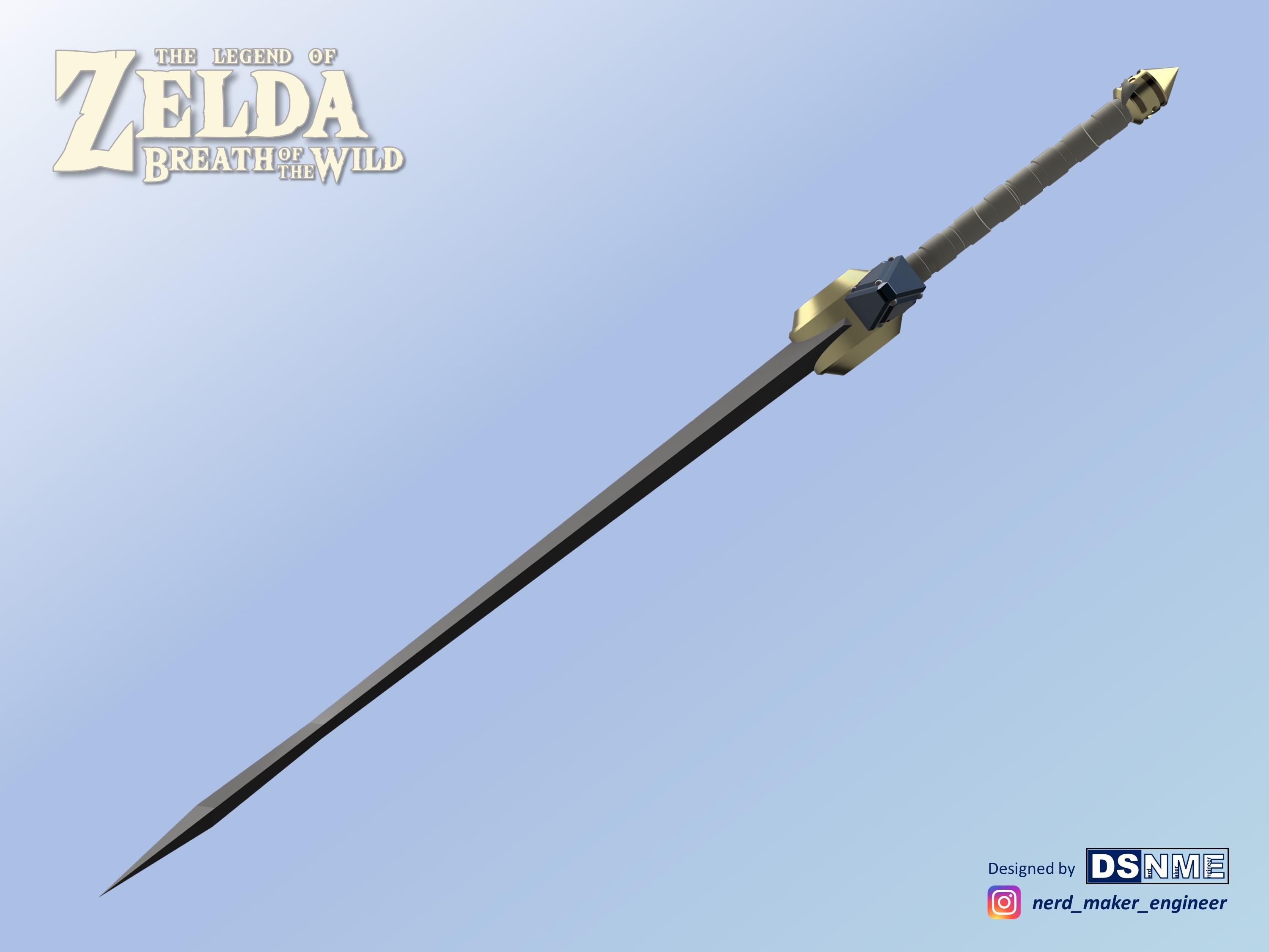 Biggoron’s Sword from Zelda Breath of the Wild - Life Size 3d model