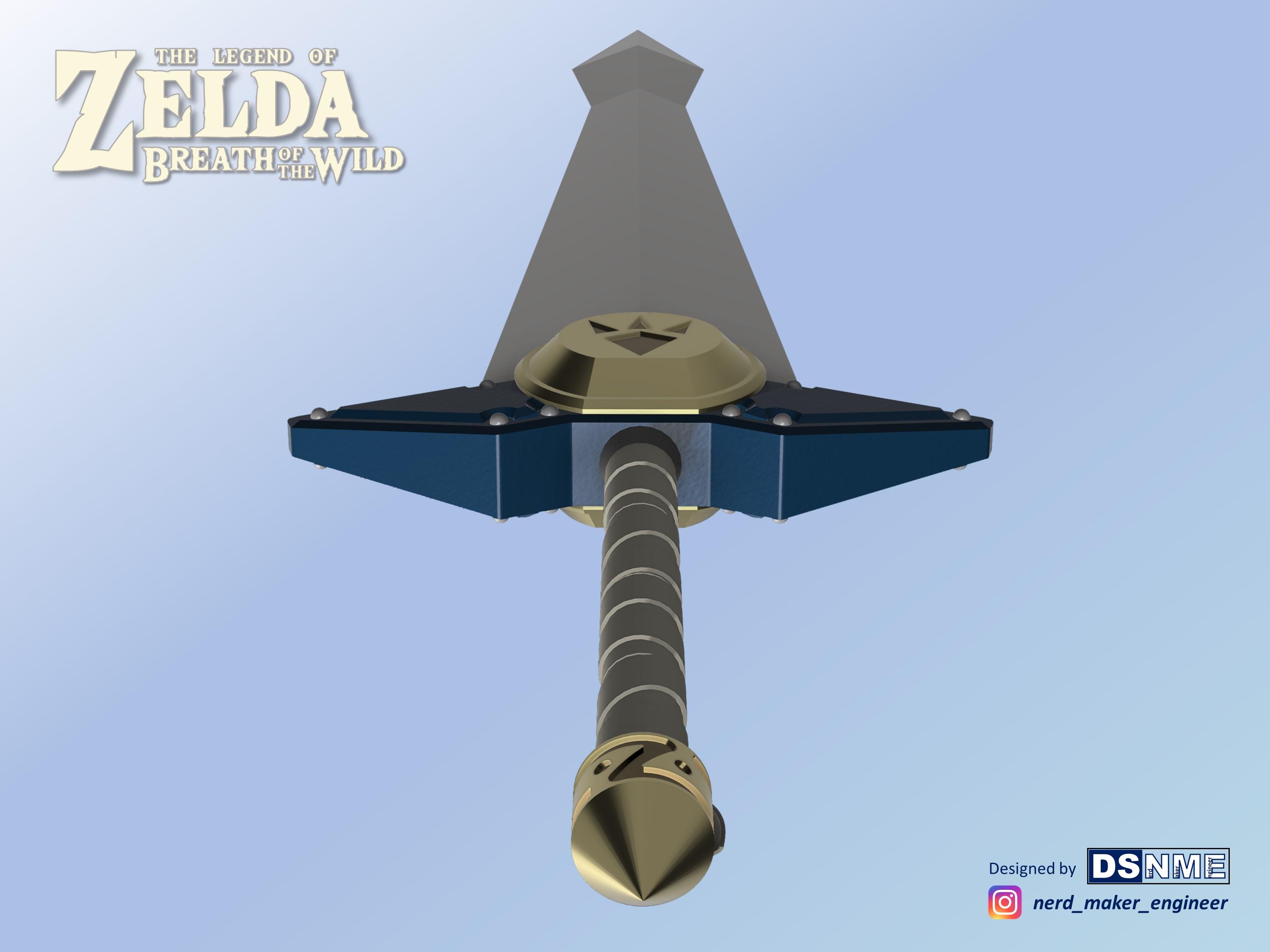 Biggoron’s Sword from Zelda Breath of the Wild - Life Size 3d model