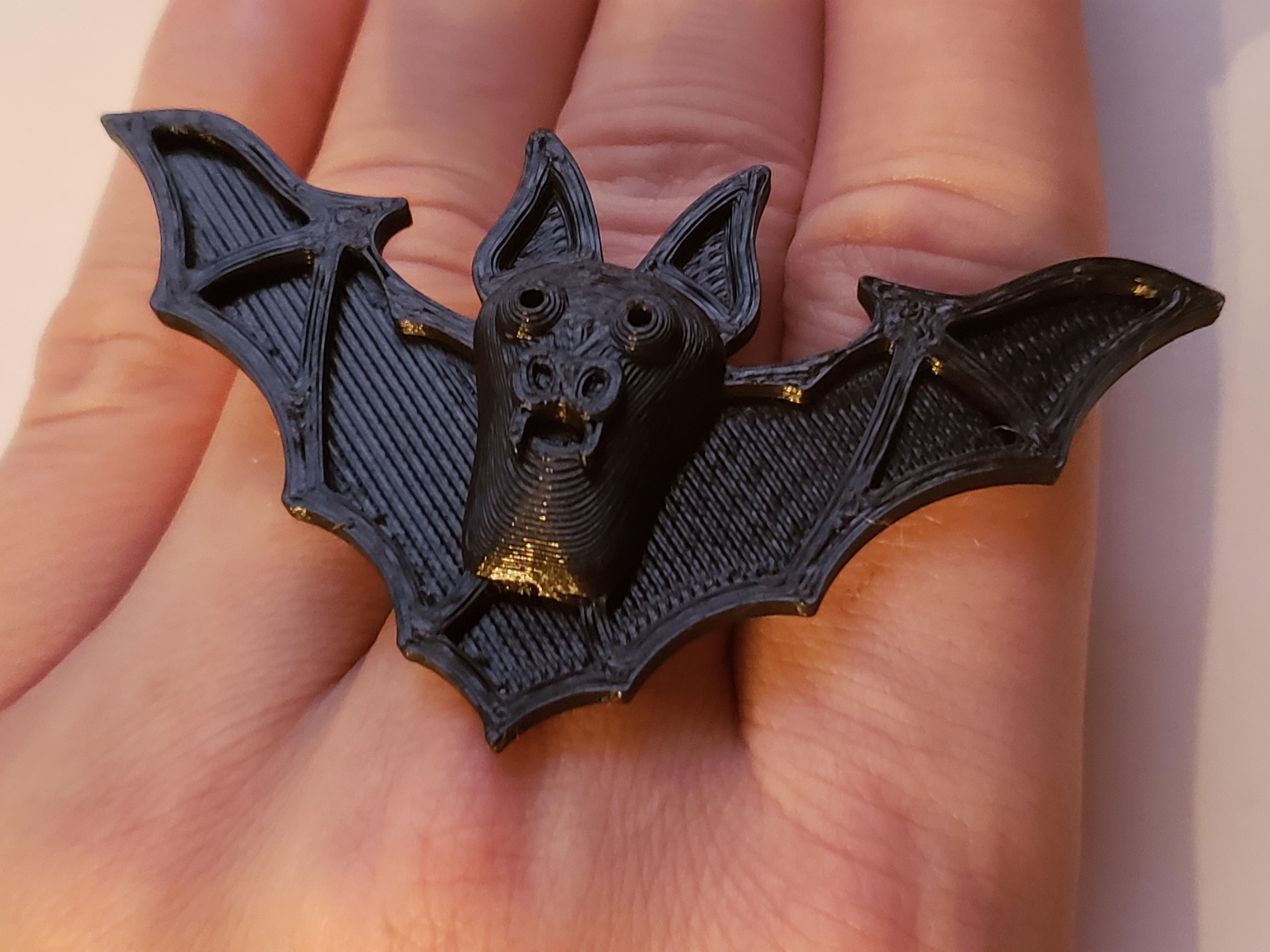 Bat Rings For Halloween 3d model