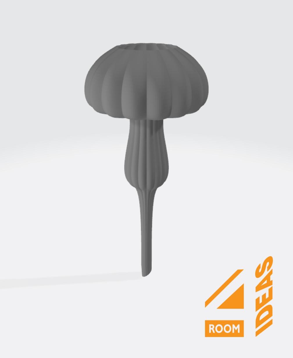 Moss Pole Watering Stake - Mushroom 1 3d model