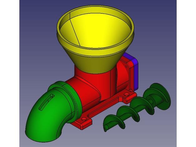 Pet Feeder (Auger based) 3d model