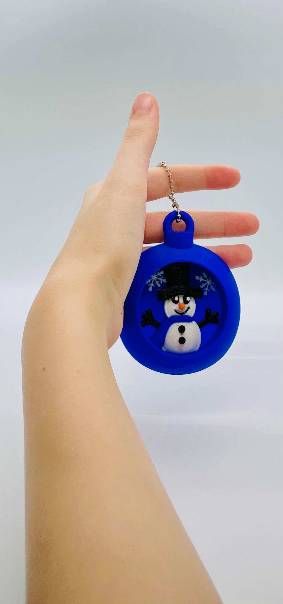 Snowman Ornament Set 3d model