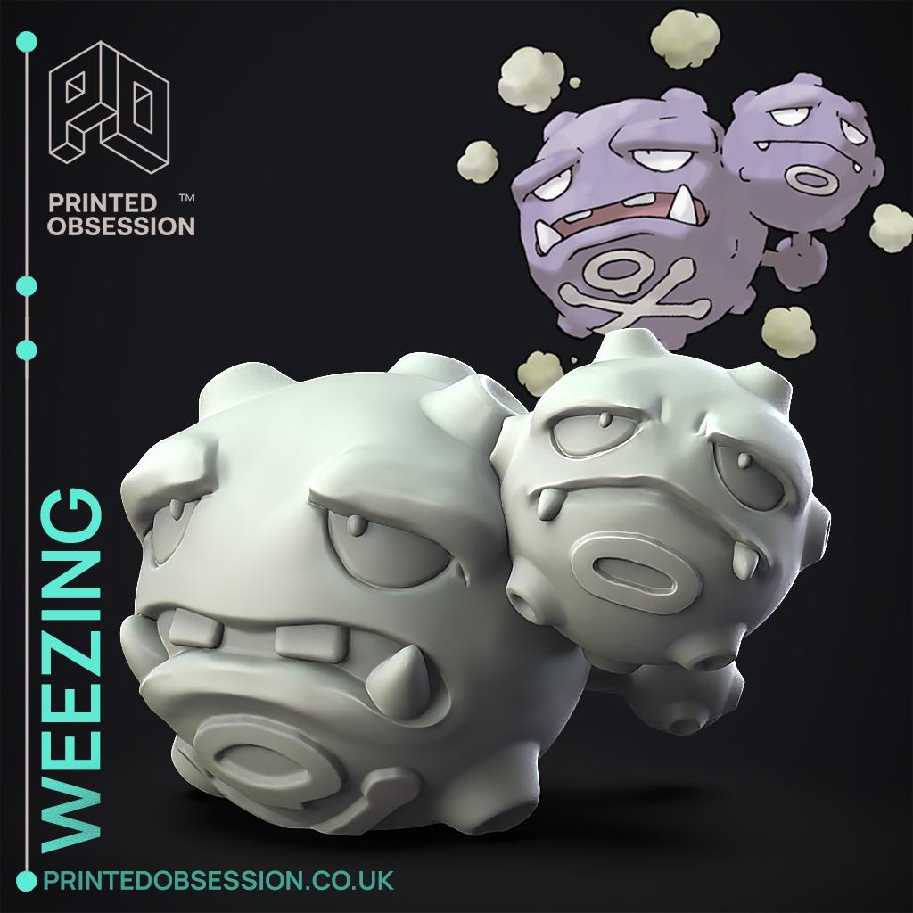 Weezing - Pokemon - Fan Art 3d model