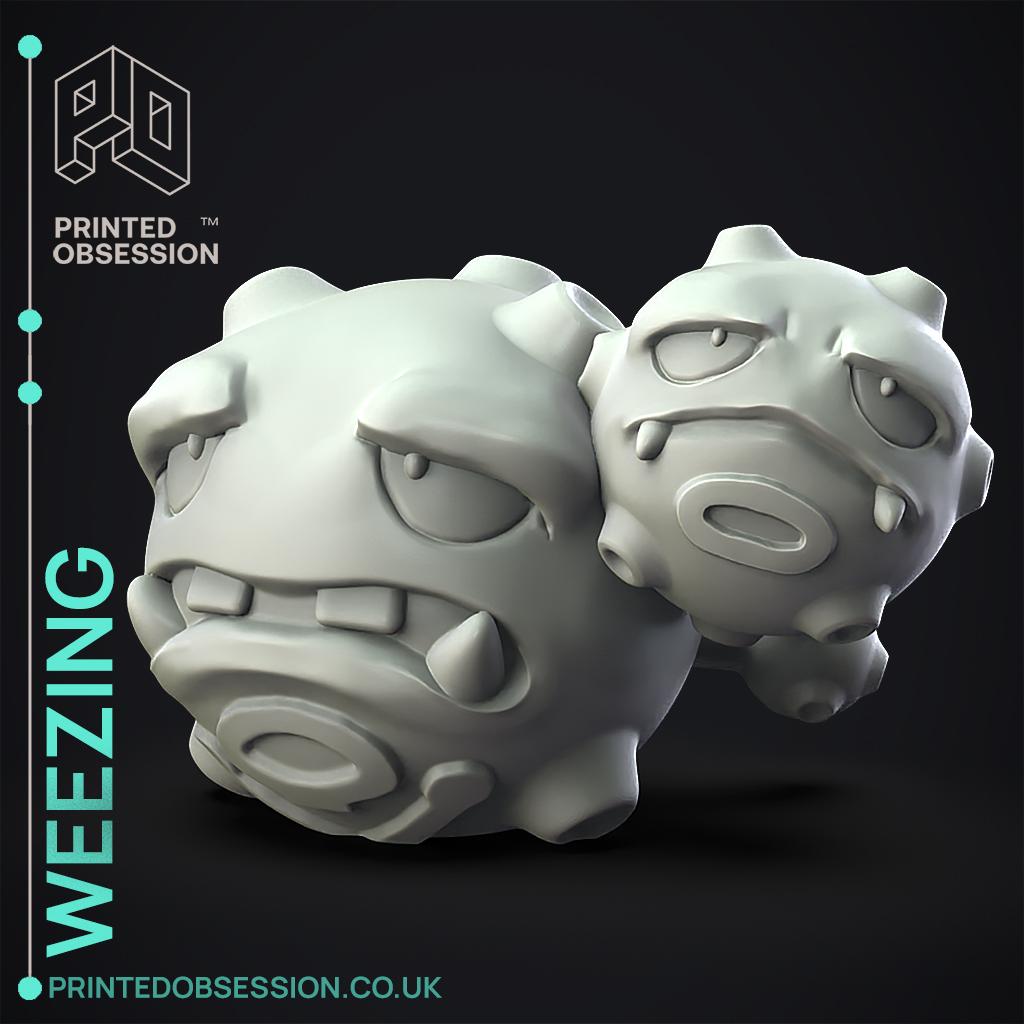 Weezing - Pokemon - Fan Art 3d model