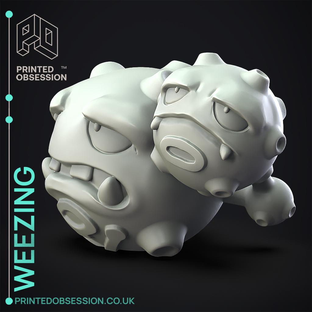 Weezing - Pokemon - Fan Art 3d model