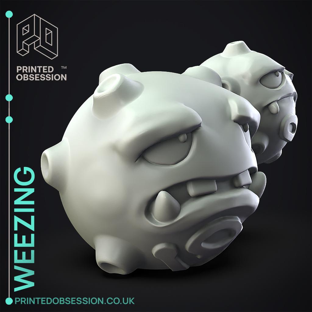 Weezing - Pokemon - Fan Art 3d model