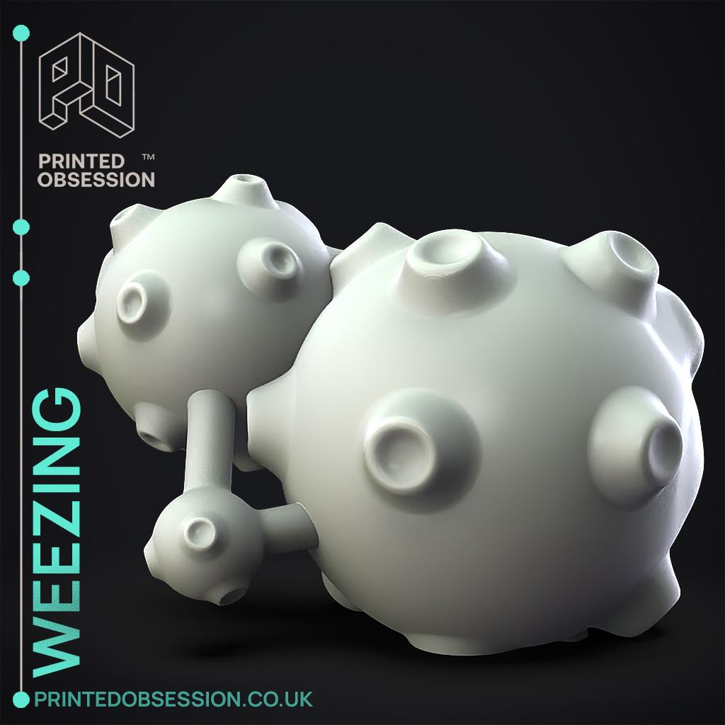 Weezing - Pokemon - Fan Art 3d model