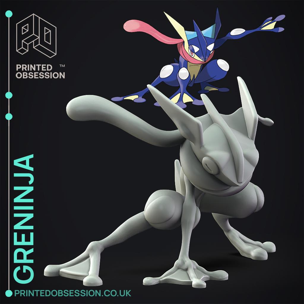 Greninja - Pokemon - Fan Art 3d model