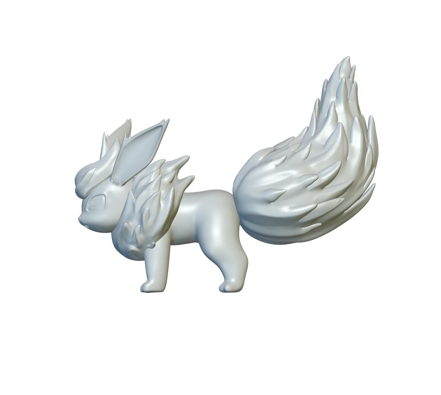 Pokemon Flareon #136 - Optimized for 3D Printing 3d model