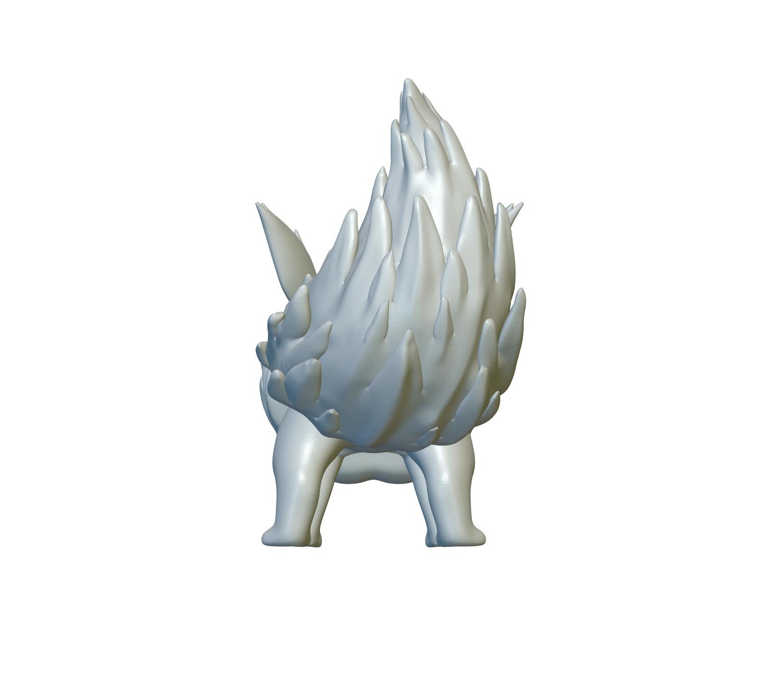 Pokemon Flareon #136 - Optimized for 3D Printing 3d model