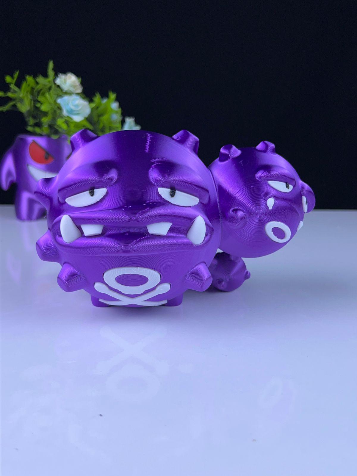 Weezing Pokemon - Multipart 3d model