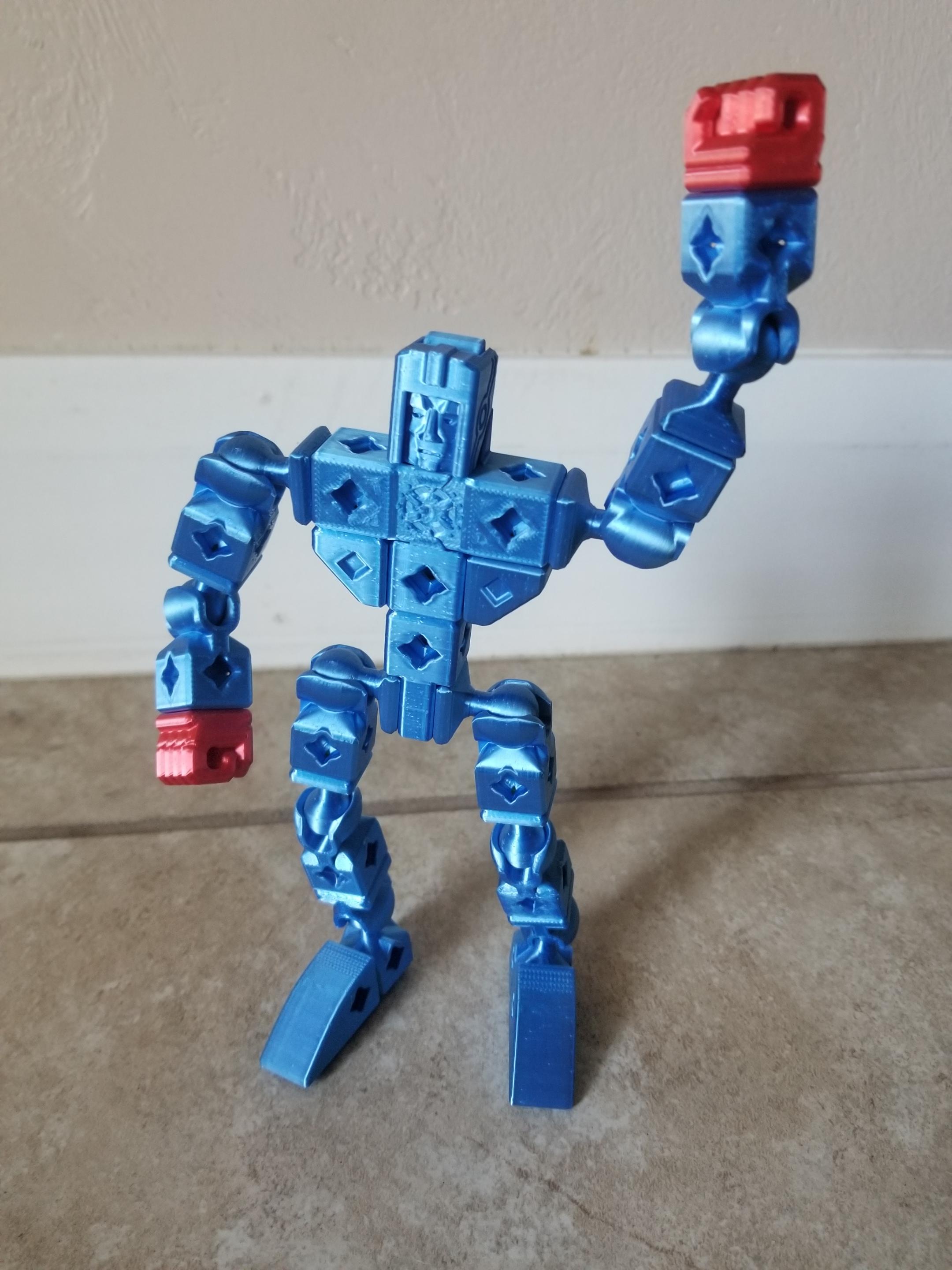 PrintABlok:Battlemecha Frame with basic pilot Articulated KitBash Model 3d model