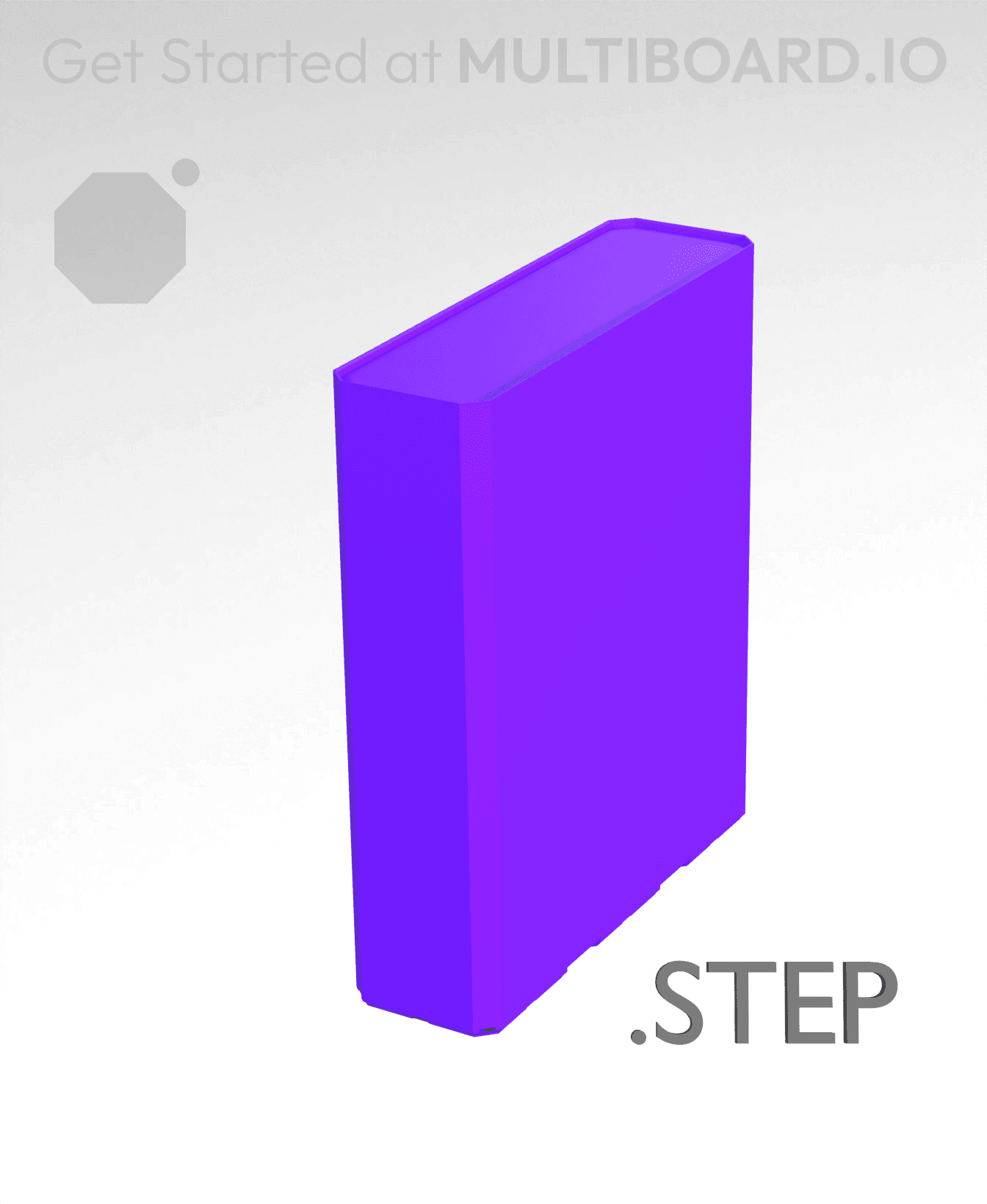 1x3x3·5 - Multibin Insert - STEP Remixing File 3d model