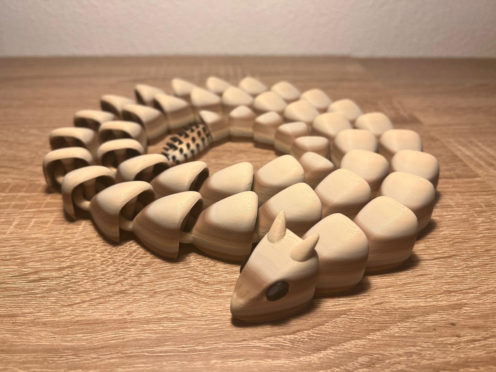 DESERT ARTICULATED RATTLESNAKE (1.2 METERS) 3d model