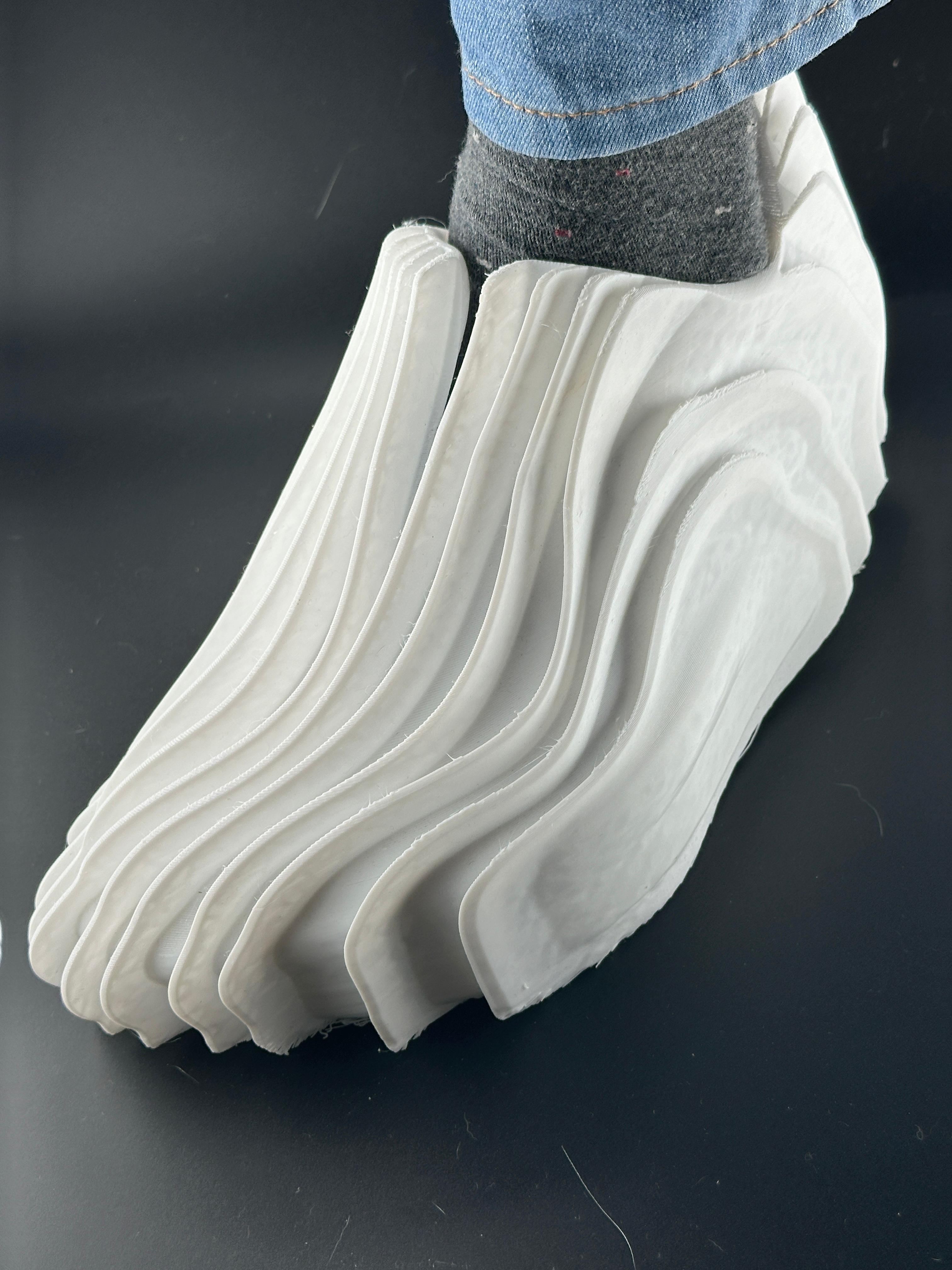 Wearable Wavy shoes 3d model