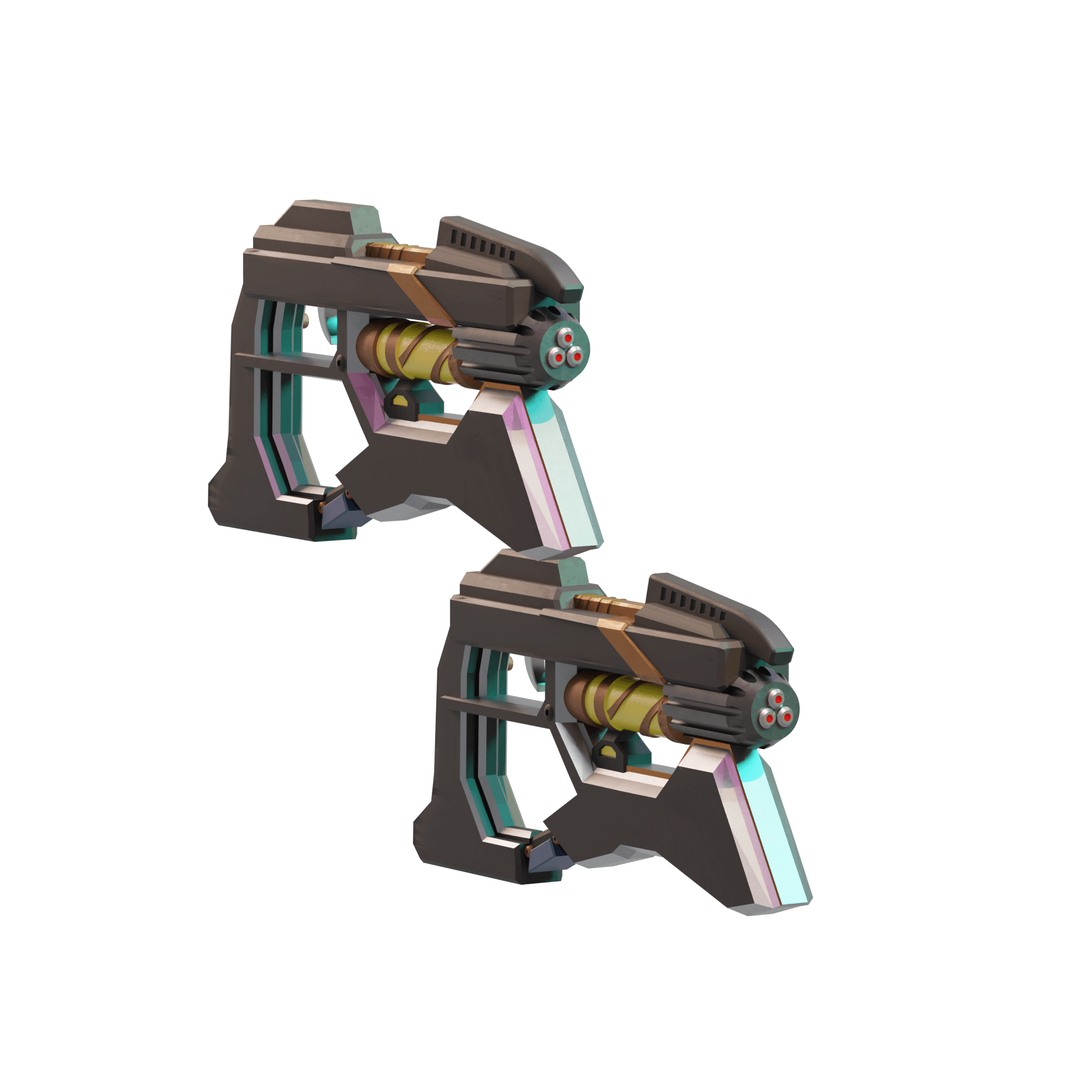 Marvel Rivals Star Lord Pistol 3d model