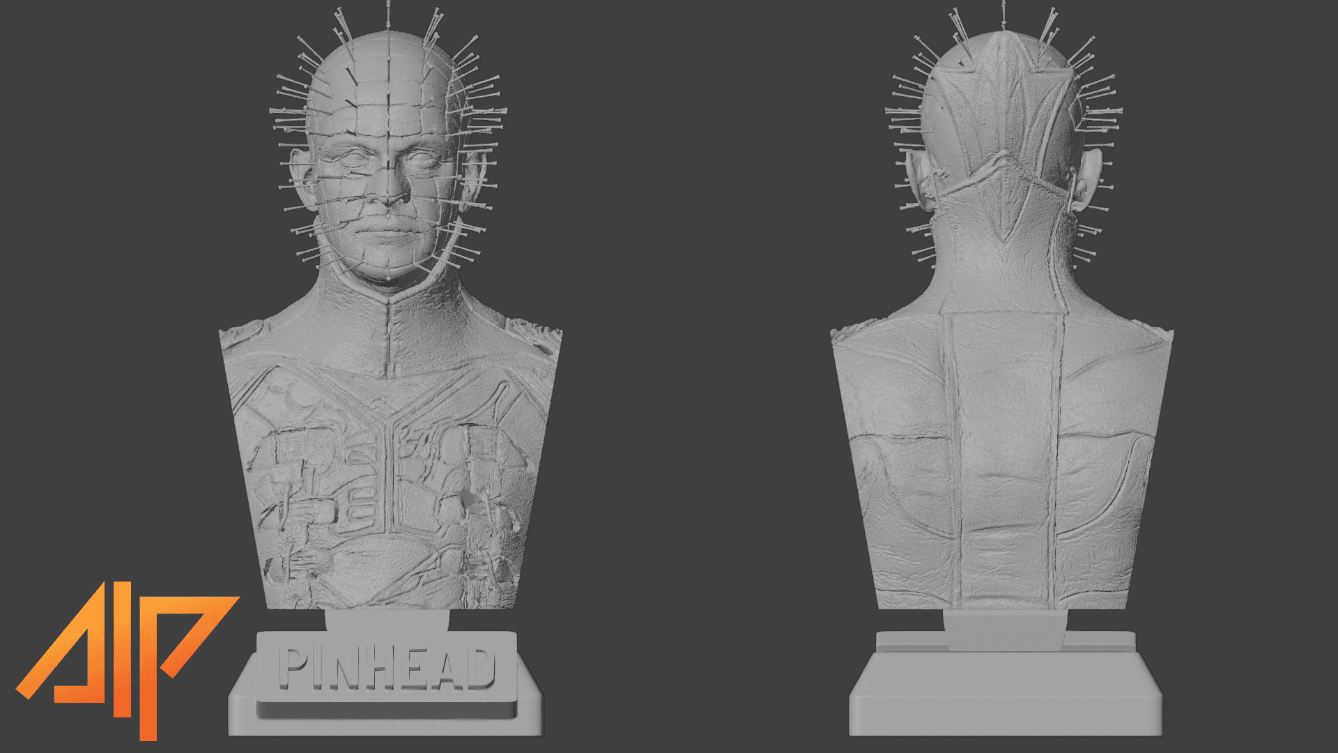 PINHEAD ULTRA-DETAILED PRE-SUPPORTED BUST 3D MODEL 3d model