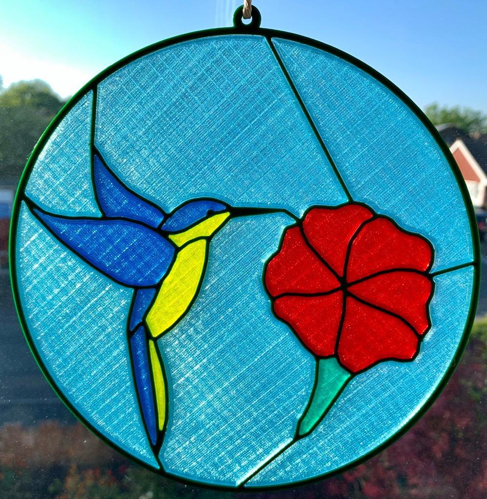 Stained Glass Window Ornament 3d model