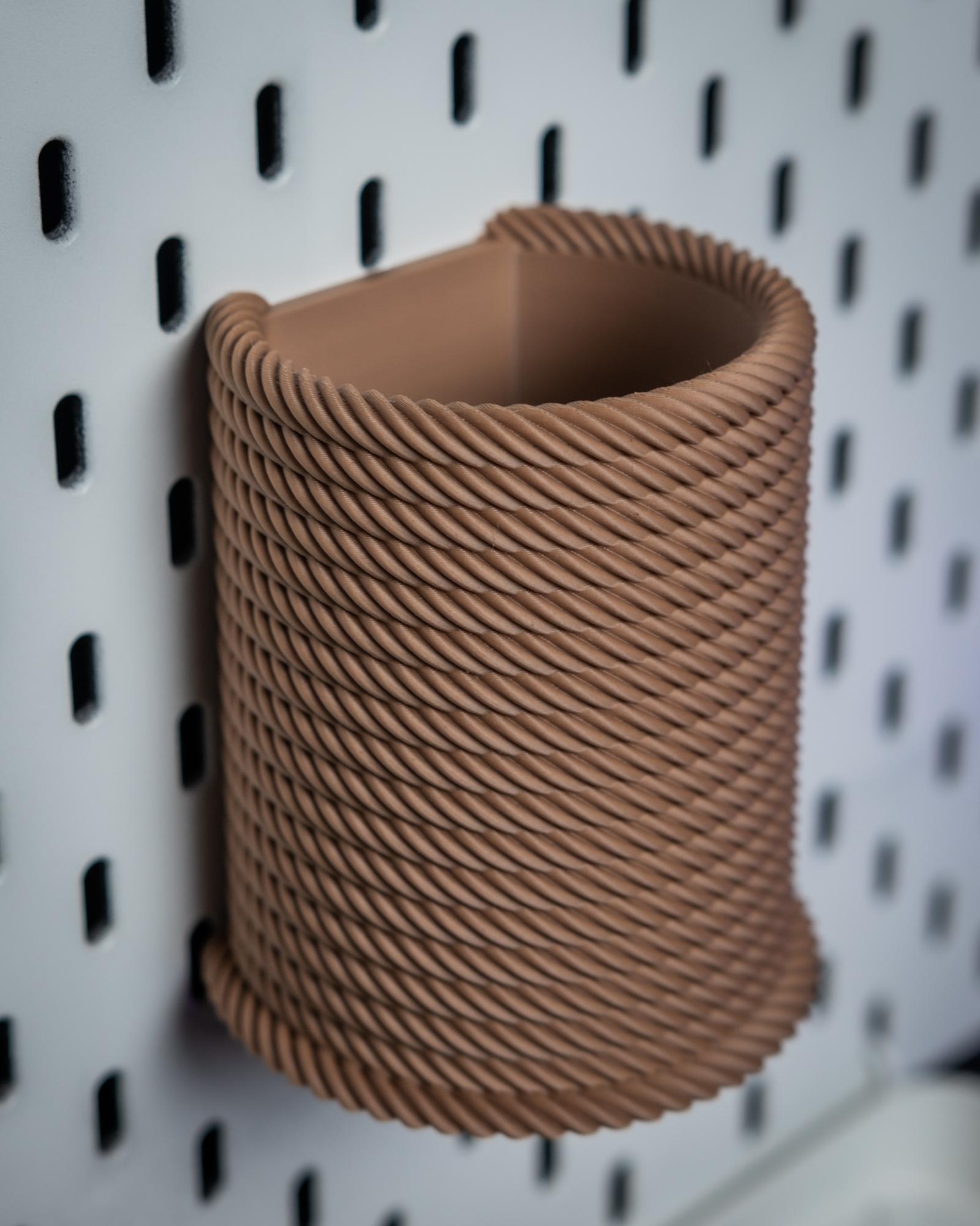 Rope Series | Pencil Holder Cup for IKEA Skadis Boards 3d model