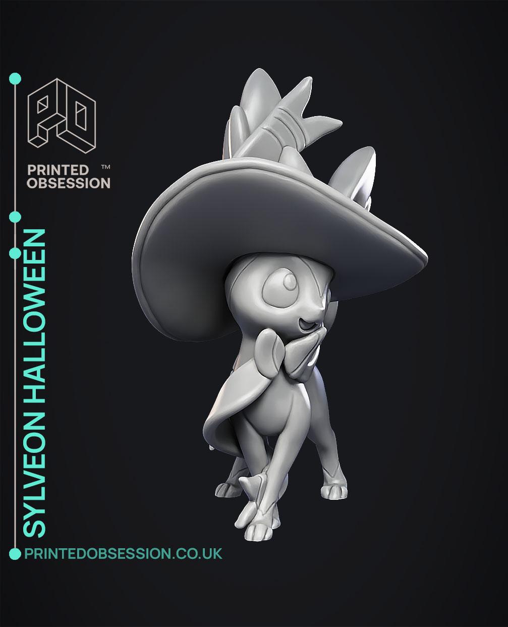 Sylveon Halloween - Pokemon - Fan Art 3d model