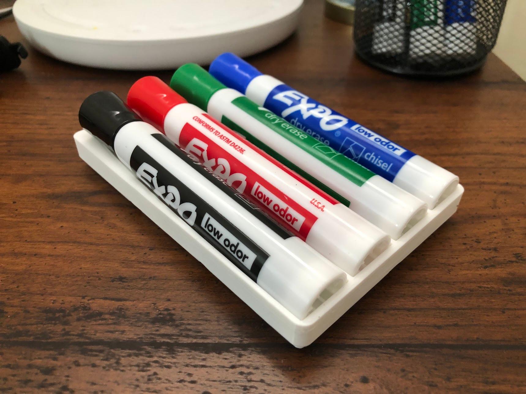 2x3 Gridfinity Expo Whiteboard Marker Holder 3d model