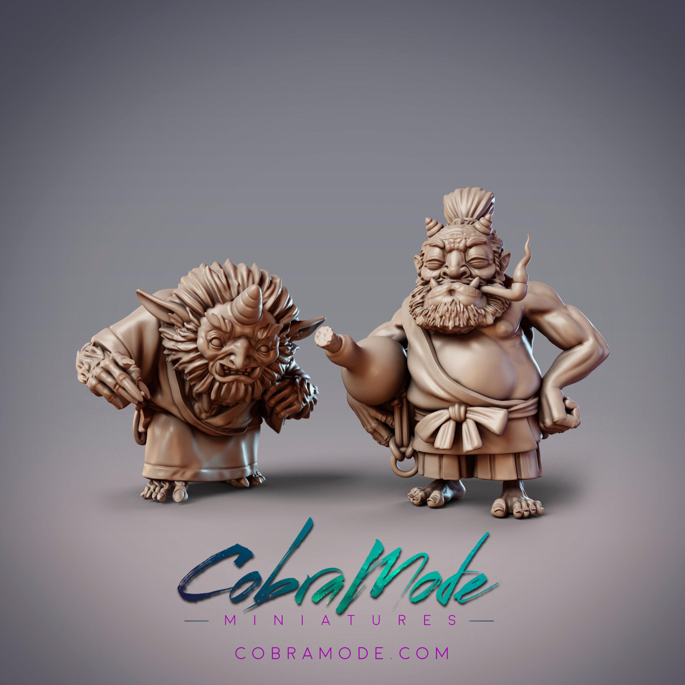 Goblin Minions - Hoju & Shukai, Oni Vassals 3d model