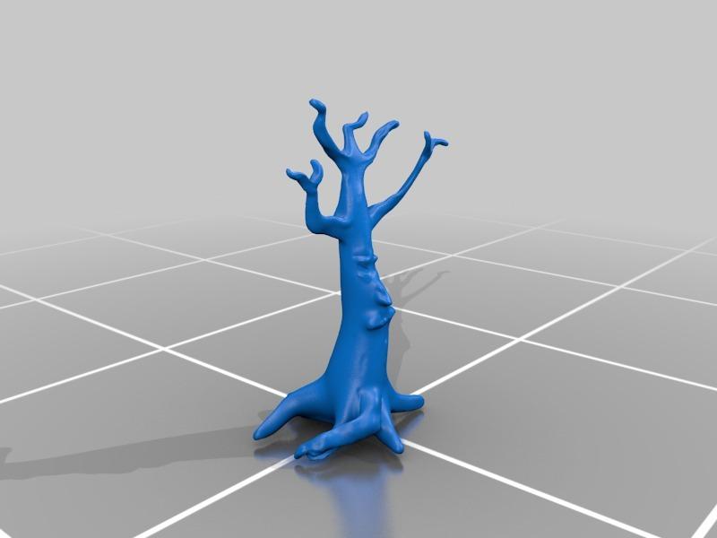 Spooky tree 3d model