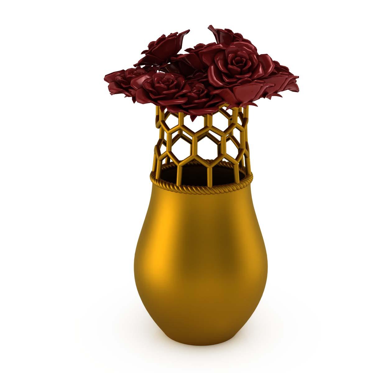 AC-FLOWER-VASE-0019 3d model