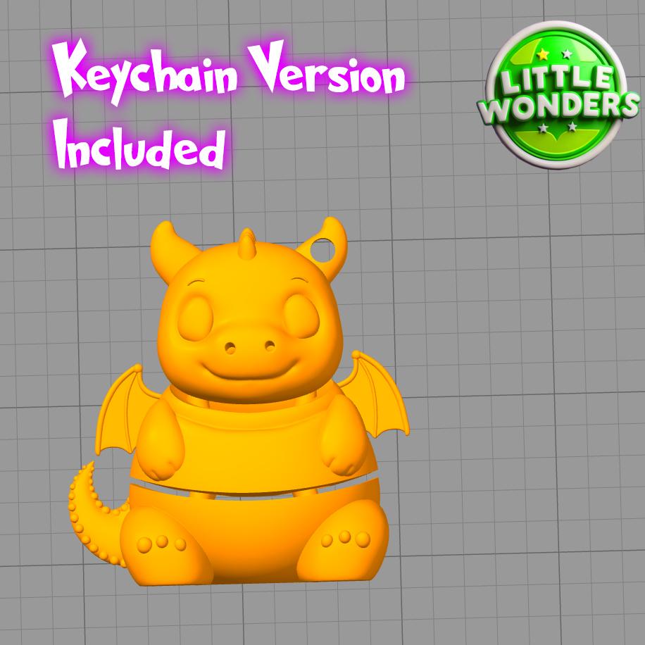 Chubby Dragon 3d model