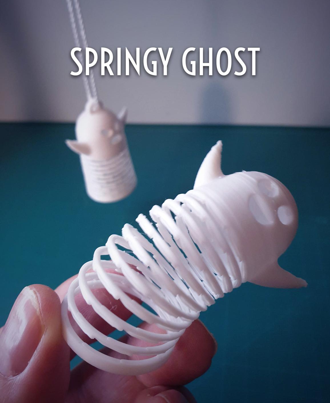 Springy Ghost || Halloween 3d model