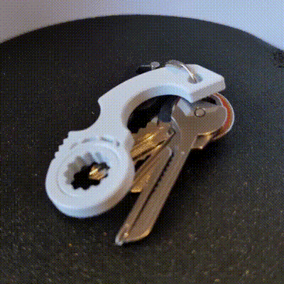 Karambit Keychain V2 - SPINNER NO BEARING TIKTOK KEYRAMBIT KEYSPINNER SOLID ROTATION 3d model