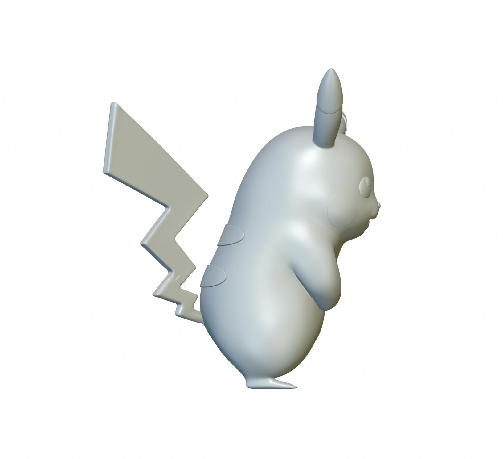Pokemon Pikachu #25 - Optimized for 3D Printing 3d model