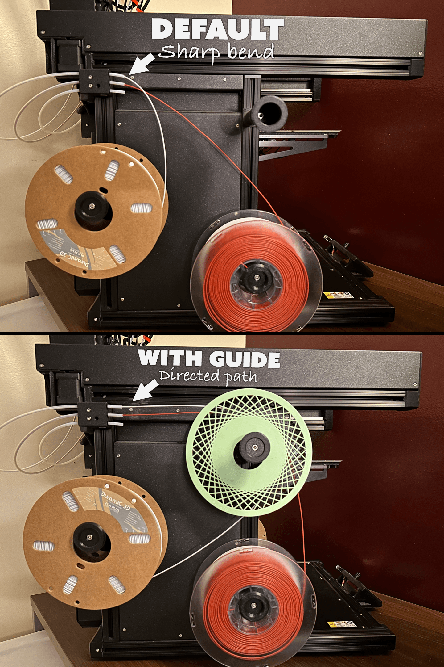 Filament Guide - Recycle Prusament Spools 3d model