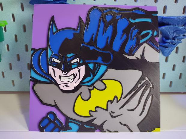 Batman Pop Art 3d model