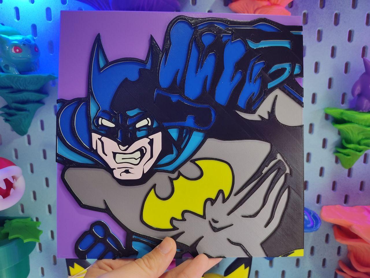 Batman Pop Art 3d model