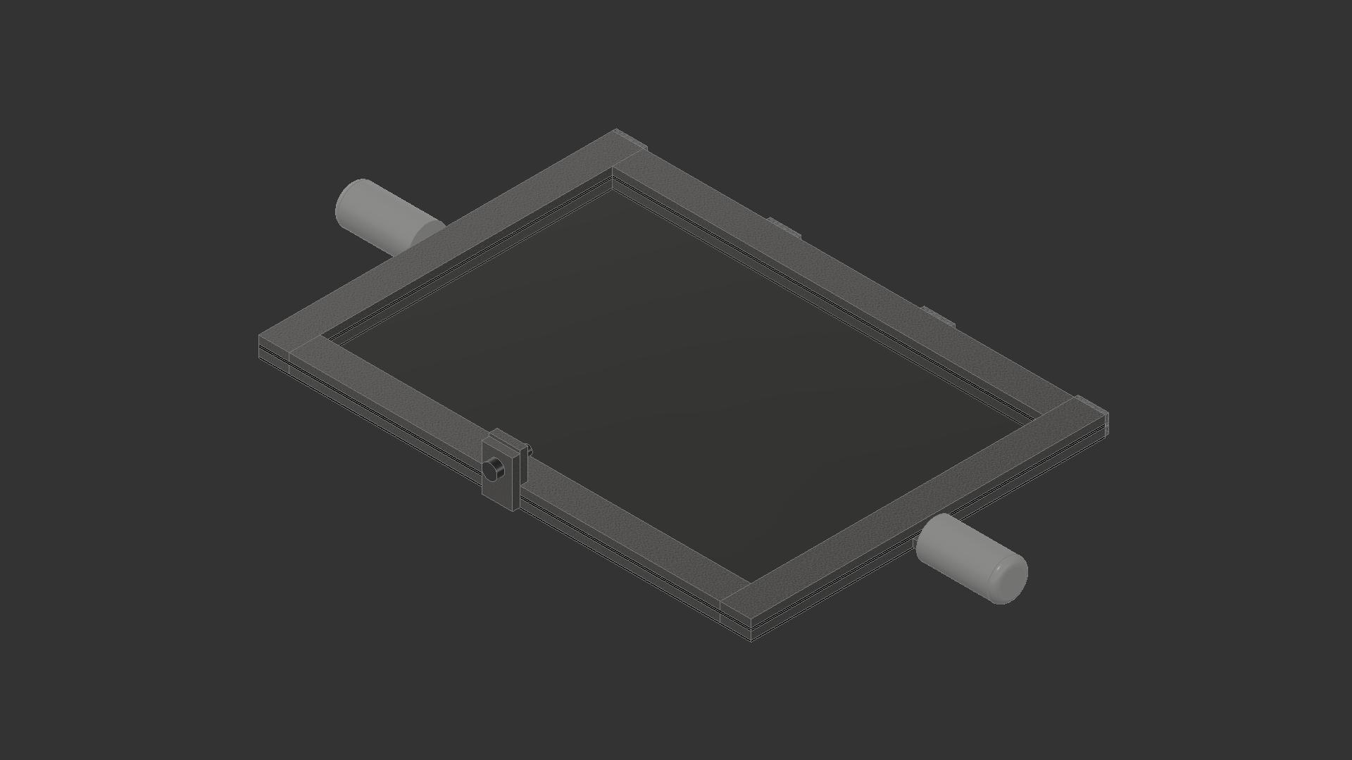 Vacuum Forming Machine For A4 Sheet 3d model