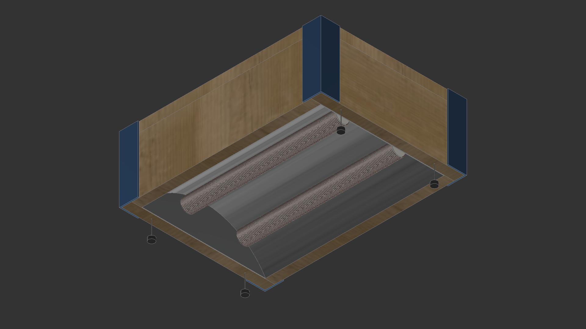 Vacuum Forming Machine For A4 Sheet 3d model