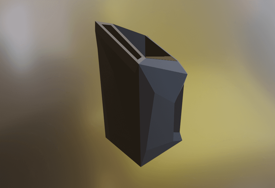 Coin Bank Cup (With slot for cash) 3d model