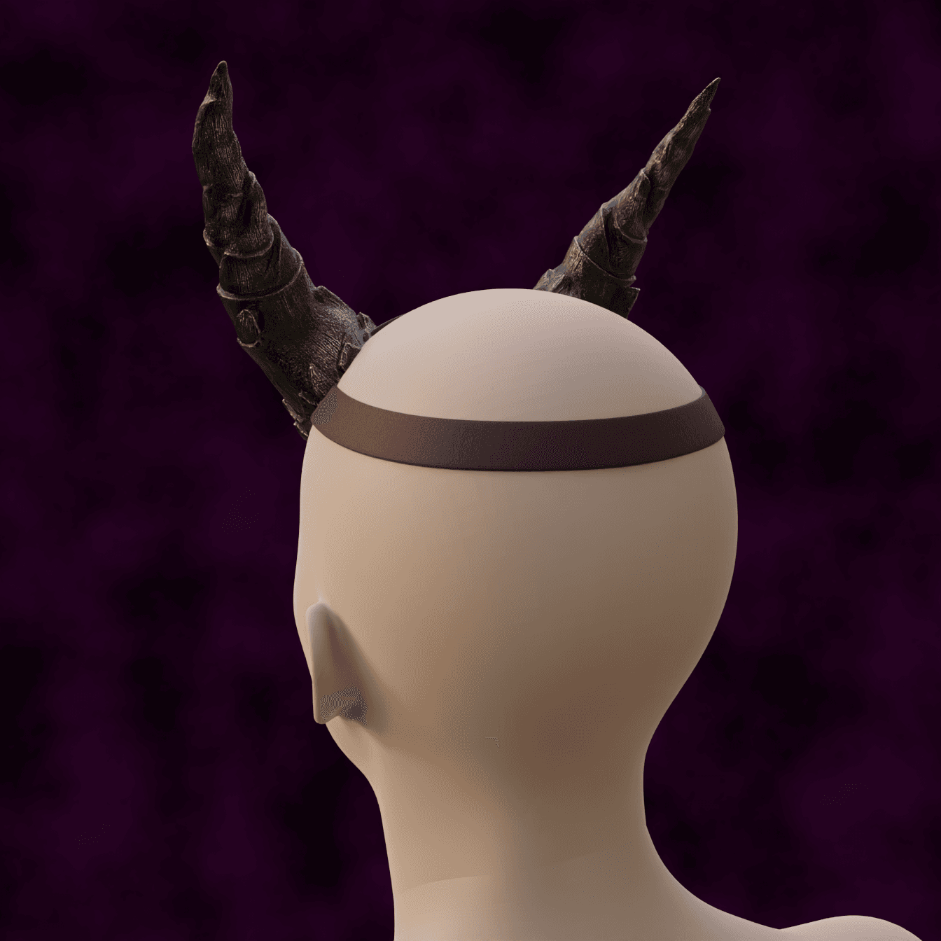 FANTASY CANIA LANCES HORNS SET BALDURS GATE 3 3d model